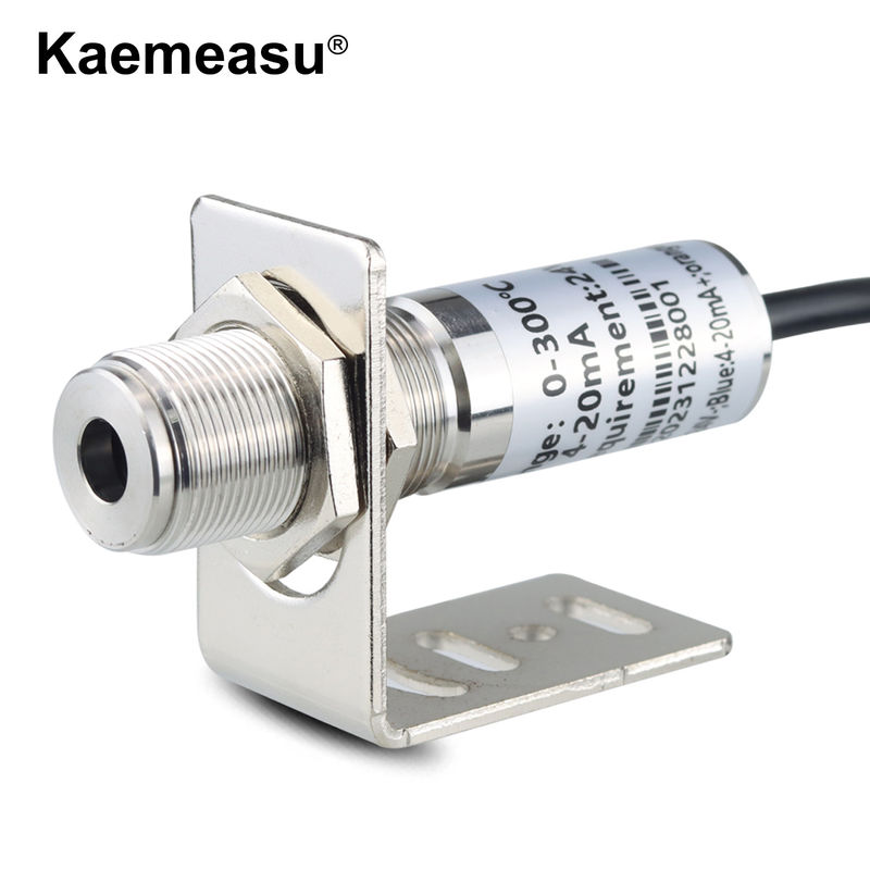 Kaemeasu 4 ~ 20mA স্টেইনলেস স্টীল তাপমাত্রা সেন্সর শিল্প উচ্চ তাপমাত্রা ইনফ্রারেড পাইরোমিটার ট্রান্সমিটার