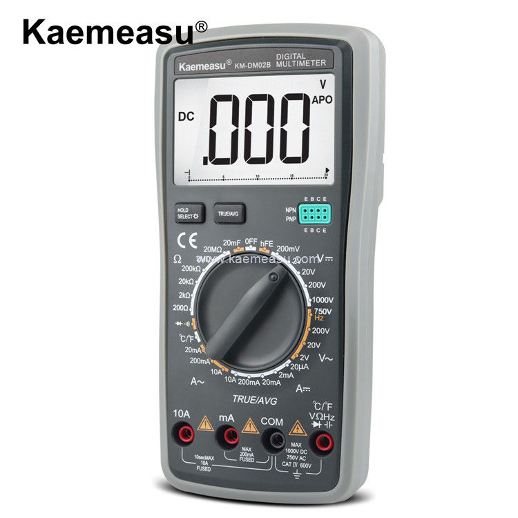 Kaemeasu 02B OEM ODM ইলেকট্রিক মাল্টিমিটার সত্যিকারের আরএমএস বর্তমান প্রতিরোধ ক্ষমতা ভোল্টেজ মিটার পরীক্ষক