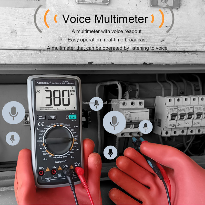 গরম বিক্রয় Autoranging Multitester DC/AC NCV T-rms বৈদ্যুতিক স্মার্ট সঙ্গে সত্য RMS ডিজিটাল মাল্টিমিটার