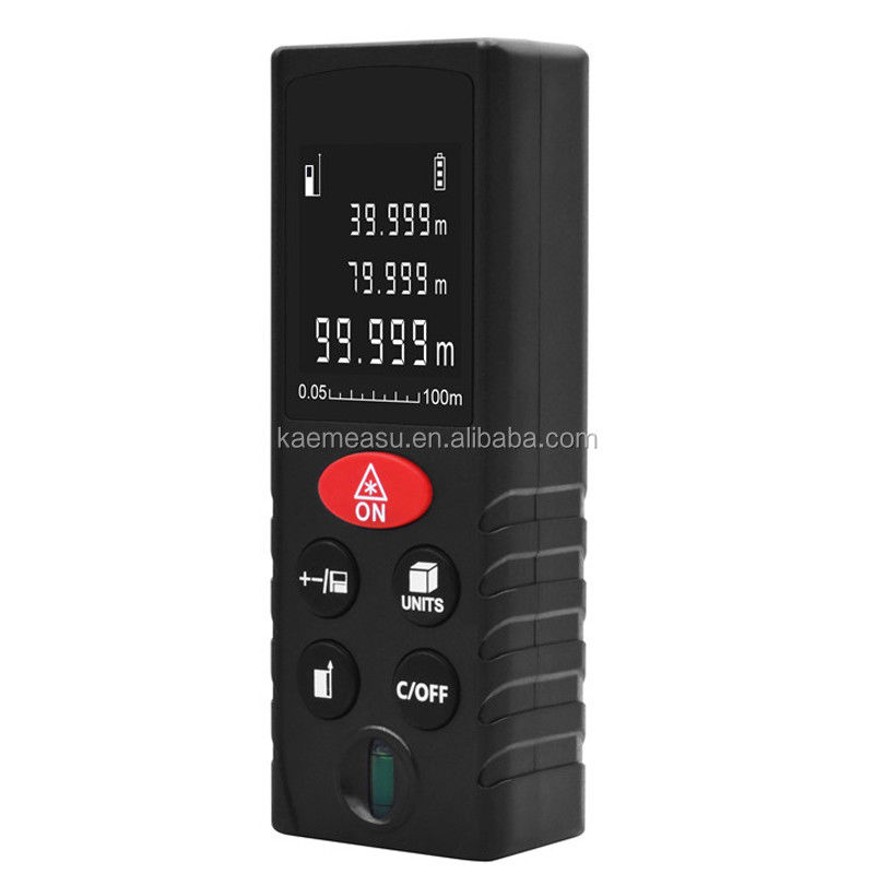 লেজার দূরত্ব মিটার 40M 60M 80M 100M হ্যান্ডহেল্ড পোর্টেবল লেজার রেঞ্জফাইন্ডার ইলেকট্রনিক টেপ পরিমাপ মূল্য