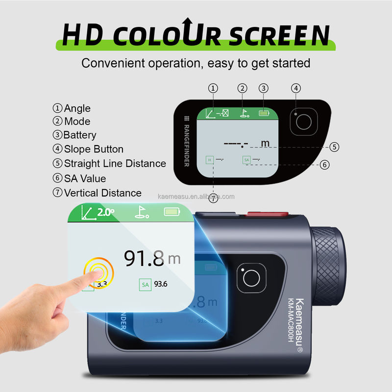 600m Top 30% P4P লেজার রেঞ্জফাইন্ডার মডিউল Golf Hunting Laser Distance Meter with Binoculars Telemetre Function