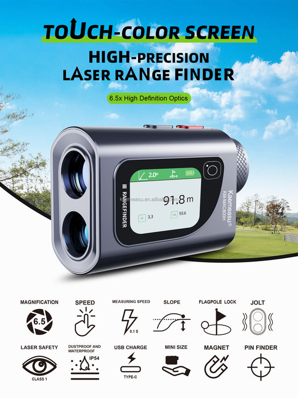 600m Top 30% P4P লেজার রেঞ্জফাইন্ডার মডিউল Golf Hunting Laser Distance Meter with Binoculars Telemetre Function